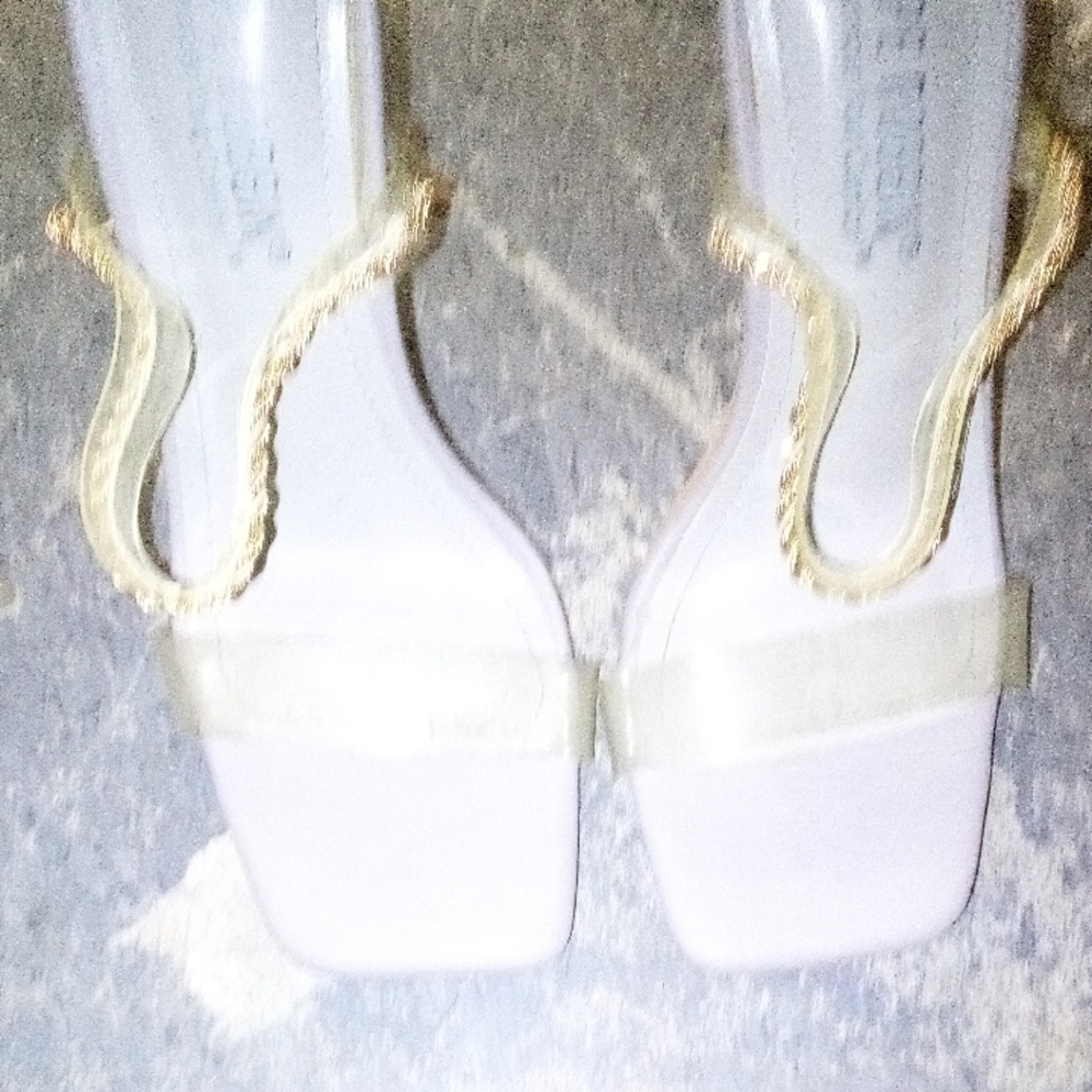 Cape Robbin Gold Strappy Heels